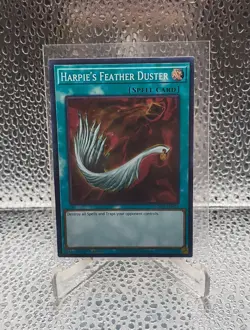 *** HARPIE'S FEATHER DUSTER *** 1ST EDITION SUPER RARE EGO1-EN022 MINT/NM YUGIOH - Image 1
