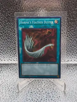 *** HARPIE'S FEATHER DUSTER *** 1ST EDITION SUPER RARE EGO1-EN022 MINT/NM YUGIOH - Image 2