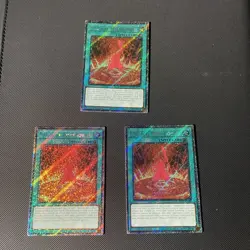 3x Yu-Gi-Oh! Magical Meltdown RA04-EN280 Platinum Secret Rare Playset - Image 1