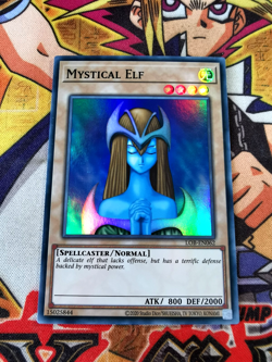 Mystical Elf lob-en062 (NM+) Super Rare Yu-Gi-Oh! - Image 1