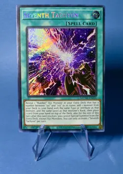 *** SEVENTH TACHYON *** 1ST EDITION SECRET RARE MINT/NM MZMT-EN016 YUGIOH! - Image 1
