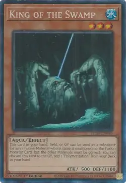 1x (NM) King of the Swamp - JUSH-EN046 - Collector's Rare - 1st Edition YuGiOh - Image 1