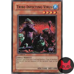 Yugioh Tribe-Infecting Virus SD4-EN007 Common 1st Edition NM - Image 1