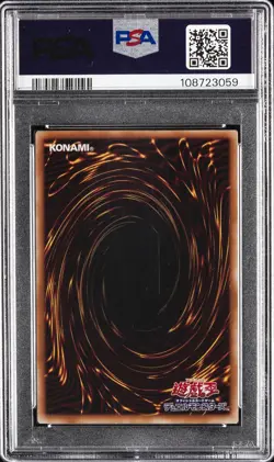 2023 YU-GI-OH! QUARTER CENTURY SCR #JP039 RED-EYES FLARE METAL DRAGON PSA 10 - Image 2