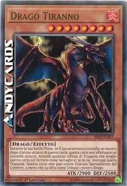 DRAGO TIRANNO (SPEED DUEL) (Tyrant Dragon) • Comune • SS02 ITA07 • 1Ed • Yugioh! - Image 1