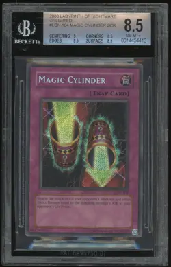 Magic Cylinder Secret Rare LON-104 - BGS 8.5 NM-MT+ - Image 1