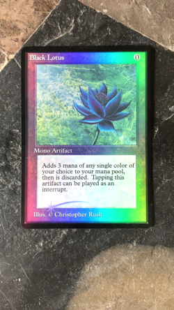 MTG - Black Lotus - Foil - Beta - Unlimited - Legacy - WATCH VIDEO OF THE ITEM!! - Image 2