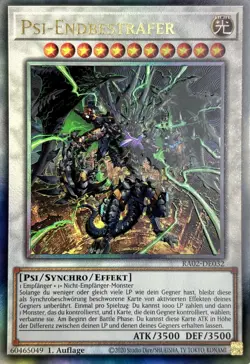 Yu Gi Oh! Psi-Endbestrafer RA02-DE032 ULTIMATE Rare - Image 1