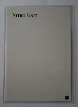 Yu-Gi-Oh! Nitro Unit Blank Front Card w/ Security Foil + Name Stamp Rare Oddity - Image 1