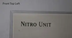 Yu-Gi-Oh! Nitro Unit Blank Front Card w/ Security Foil + Name Stamp Rare Oddity - Image 4