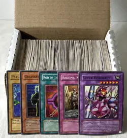 Yugioh Commons/Uncommons Bulk Lot Of 350 Cards Low Grade Damaged - Image 1