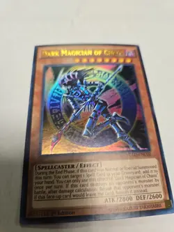 Yugioh Dark Magician of Chaos YGLD-ENC02 Ultra Rare Lp - Image 1