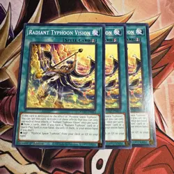 3x Radiant Typhoon Vision 1st Edition Common DOOD-EN063 Yu-Gi-Oh! - Image 1