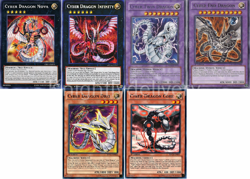 Yugioh Cyber Dragon Tournament Deck - Infinity - Nova - Chimeratech - 49 Cards - Image 1