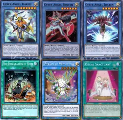 Yugioh Cyber Angel 2024 Deck - Benten - Herald Perfection Mirage Light 55 Cards - Image 1