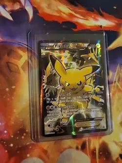 Pokemon Pikachu EX XY124 Black Star Promo 2016 Holo Card TCG Played! - Image 2