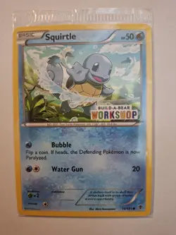 Pokemon Squirtle Card 14/101 Build-A-Bear Workshop Promo, Sealed - Image 1