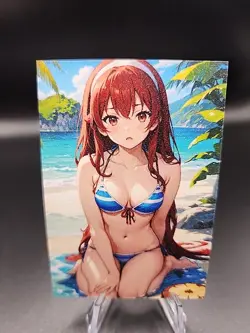 Eris Boreas Greyrat Mushoku Tensei Anime Waifu Card Doujin ACG Goddess - Image 1