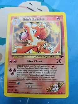 Pokemon TCG Blaine's Charmeleon Gym Challenge 31/132 Unlimited Uncommon Card NM - Image 1