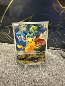 Pikachu 027 Sv: Scarlet & Violet Holo SEALED PROMO Pokemon Card - Image 1