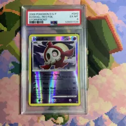 Pokemon TCG 2008 Duskull Diamond Pearl Stormfront Reverse Holo Card SH2 PSA 6 - Image 1