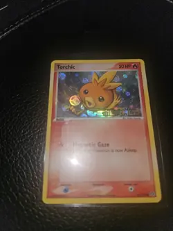 TORCHIC EX Emerald Stamped POKEMON Holo 2005 Trading Card 69/106 TCG - Image 1