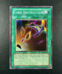 YUGIOH 2002 | CARD DESTRUCTION | SDY-042 | NORTH AMERICAN | STARTER DECK YUGI - Image 1