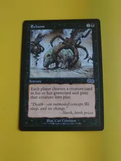 Exhume. Urza's Saga. Sorcery - choose creature. Magic the Gathering Card. - Image 5