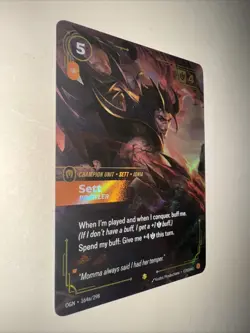 Sett Brawler Alt Art Riftbound TCG - League of Legends - 164a/298 Card Game CCG - Image 2