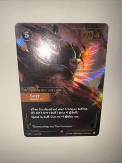 Sett Brawler Alt Art Riftbound TCG - League of Legends - 164a/298 Card Game CCG - Image 5