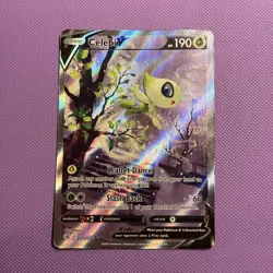 Pokemon TCG Celebi v Fusion Strike Holo Card Full Art Ultra Rare 245/264 - HP - Image 1