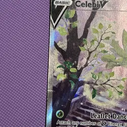 Pokemon TCG Celebi v Fusion Strike Holo Card Full Art Ultra Rare 245/264 - HP - Image 4
