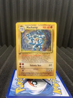 Machamp 008/102 - First Edition Holo - Deck Exclusives - Pokemon Card HP - Image 1