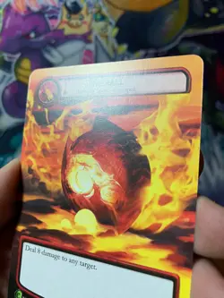 Runeslingers TCG Fireball Full Art Non Holo Card Alpha set - Kickstarter - Image 3