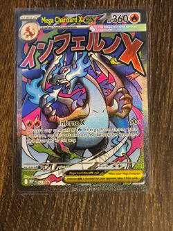 Phantasmal Flames Mega Charizard x Ex 023 Promo Pokemon Card - Image 4