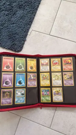Pokemon Card Binder Lot Holo Foil Base Collection Cards Original WOTC 1999 + - Image 5