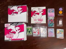 Pokemon TCG White Flare ETB Opened Box All Accessories, Most Cards-no Full Arts - Image 1