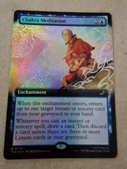 Chakra Meditation - Foil (Extended Art) - Avatar ~ MTG - Image 1