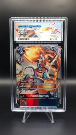 Flamedramon - BT8‑012 Parallel - ACE Grade 9 MINT - Digimon Card Game - Image 1