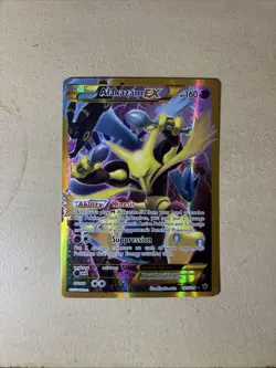 Alakazam EX Fates Collide 125/124 Full Art Holo Secret Rare Pokemon TCG Card LP - Image 1