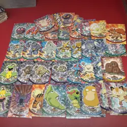 (51) 1999 Topps Pokemon TV Series Black Logo Cards: Meowth, Machamp, Geodude - Image 1