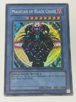 Magician of Black Chaos Yu-Gi-Oh! Card - Lightly Used, Great Condition! - Image 1