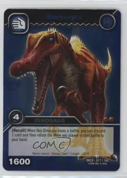 2008 Dinosaur King Trading Card Game Series 1: Foil Baryonyx #DKCG-017 - Image 1