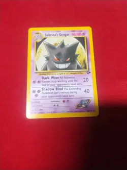 Pokemon TCG Sabrina's Gengar Gym Challenge 29/132 Rare Card NM - Image 1
