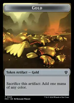 Gold // The Monarch Double-sided Token - MTG Cards Shop - Image 1