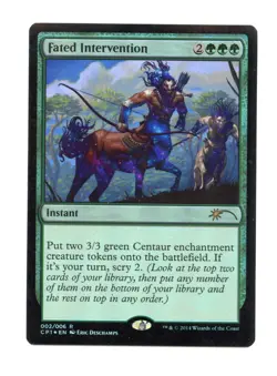 Fated Intervention R 2 Foil Magic the Gathering Promos MTG Card MP - Image 1