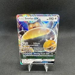 Pokemon TCG Snorlax GX SM05 Full Art Ultra Rare Holo Card Sun & Moon Promo - Image 2