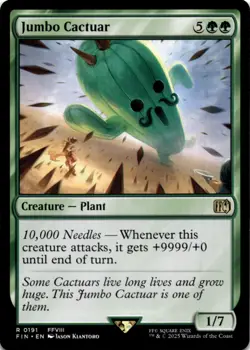 MTG Jumbo Cactuar Normal NM FINAL FANTASY Magic 191 - Image 1