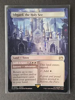 MTG Final Fantasy Ishgard, the Holy See (Borderless Foil) R 310 (Land) - Image 1