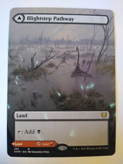 Blightstep Pathway (Borderless) - Kaldheim (KHM) - 291 - MtG - Image 1